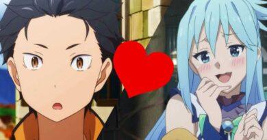 Subaru would fall in love with Aqua if he went to the world of Konosuba