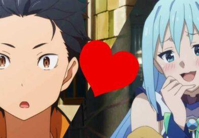 Subaru would fall in love with Aqua if he went to the world of Konosuba