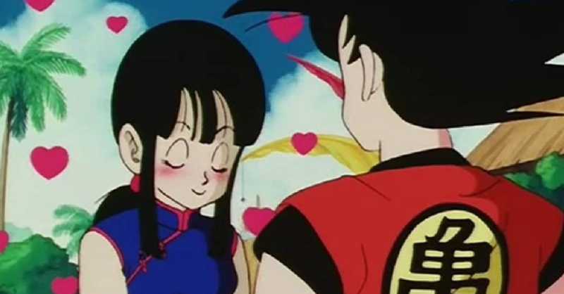 Possible Artwork by Toriyama Depicting Goku Touching Chichi's Breasts