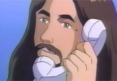 It's Not Jesus in the Famous Moshi Moshi Meme