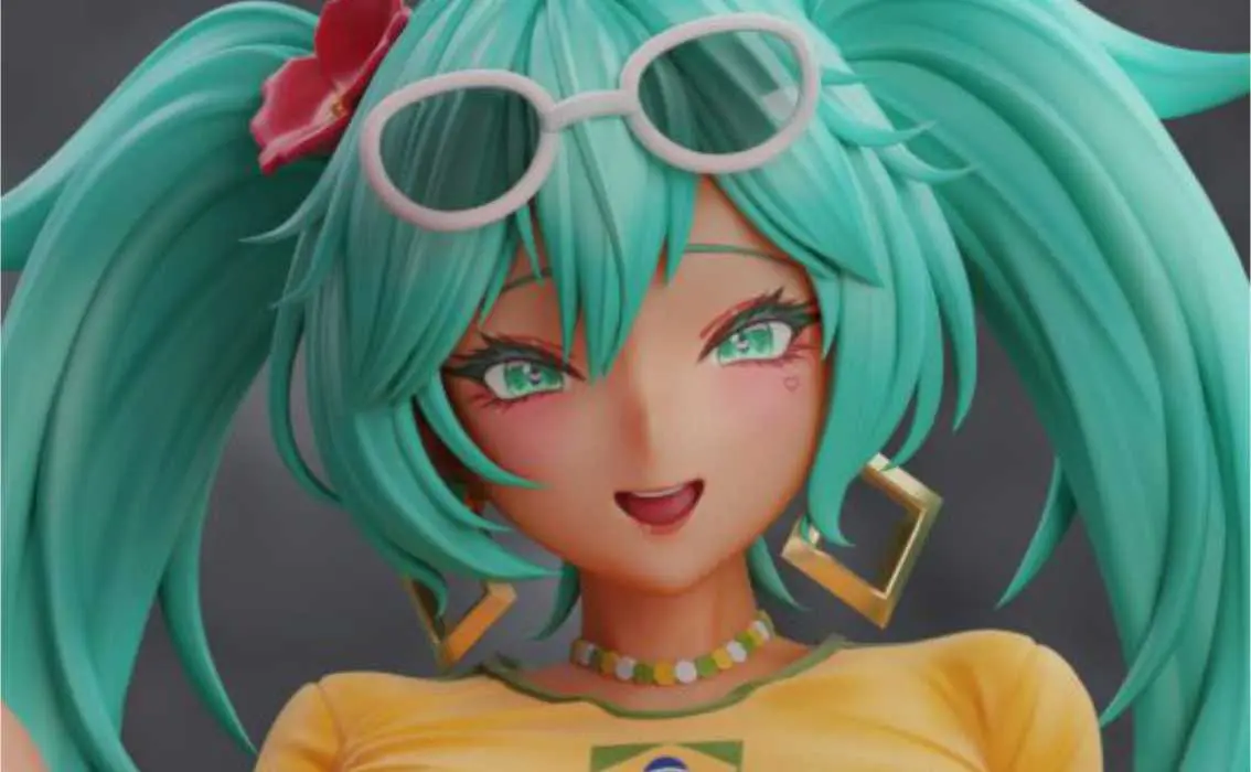 Brazilian Miku Receives Adult Figure